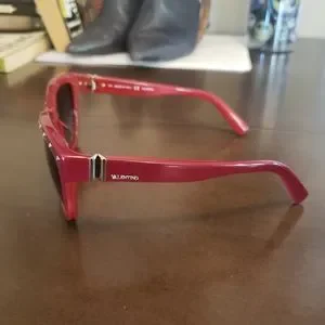 Valentino Rockstud Sunglasses Red V677S Authentic Rare red-valentino-sunglasses-main.  main image 4